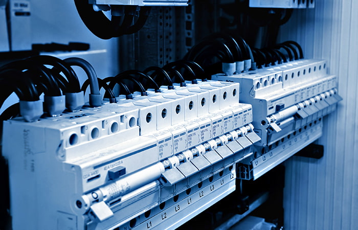 Elektroinstallation Strom-Verteilerkasten